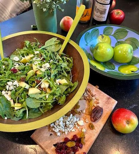 Sherwood Weekend Salad: Apples, Dates & Walnuts